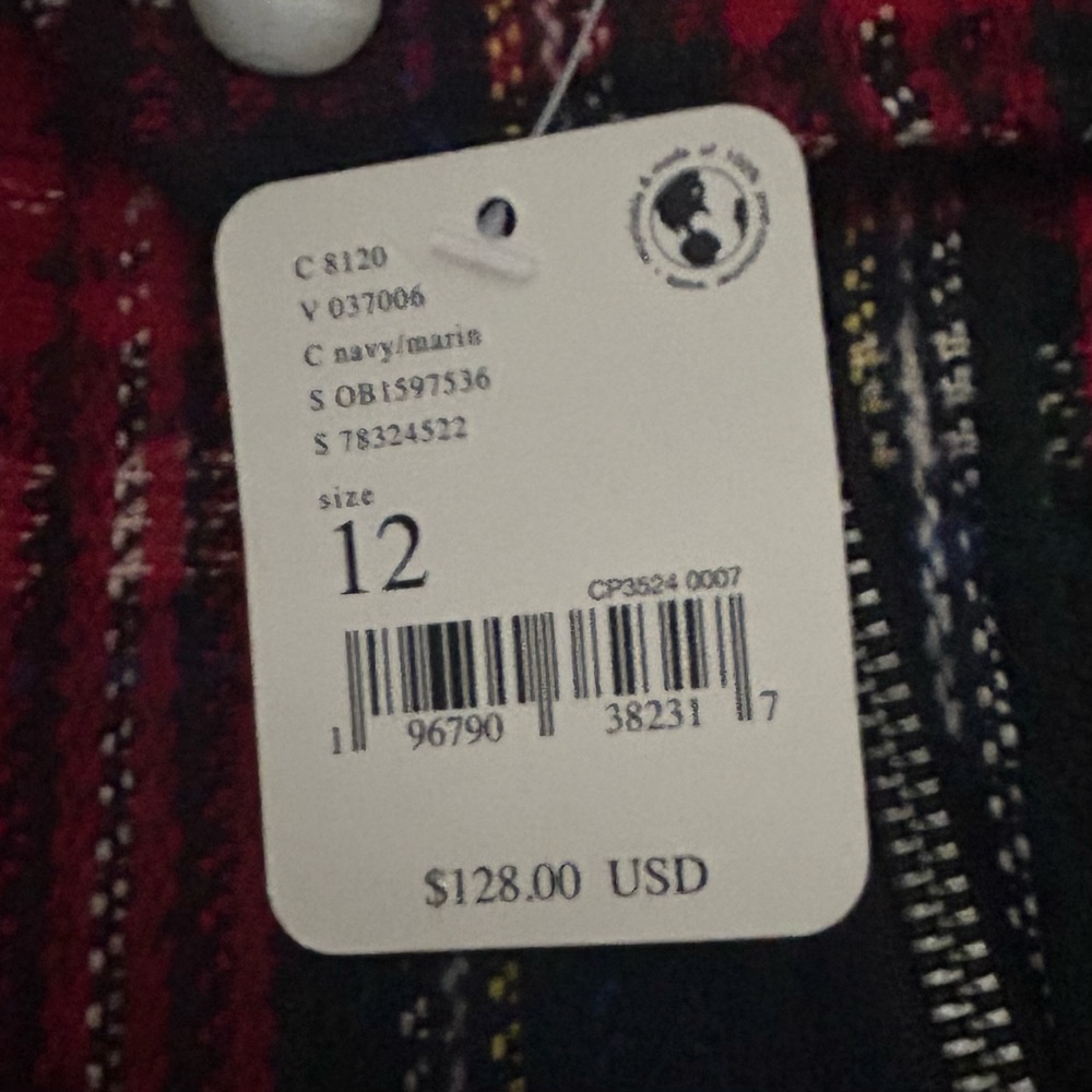 NWT Free People Plaid Skirt Skort - Picture 9 of 9